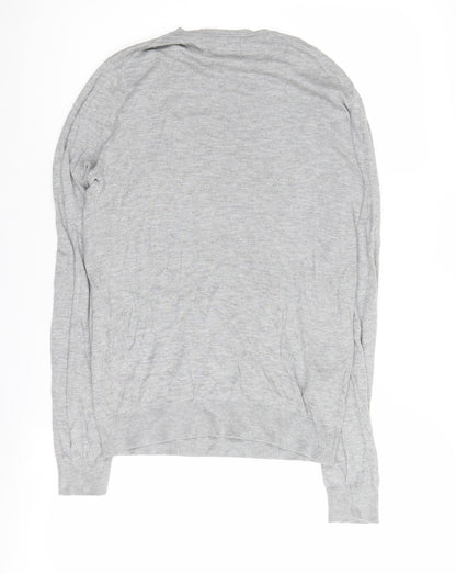 MNG Women's Grey Pullover Jumper, Size M, Crew Neck