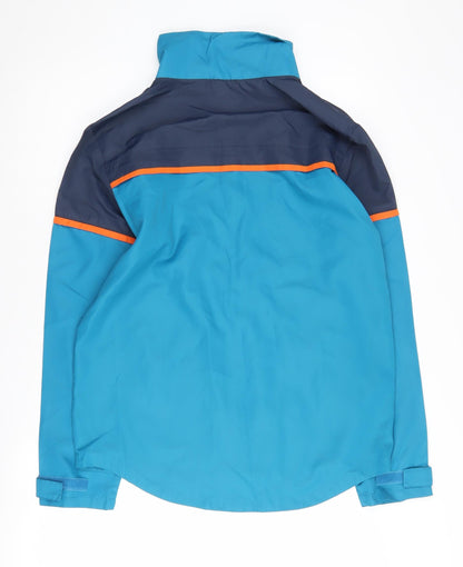 Mens UK Size S Dunnes Stores Blue Windbreaker Coat