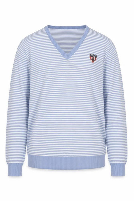 Polo Jeans Ralph Lauren Men's Blue Striped Pullover L