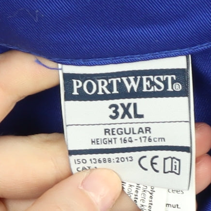 Portwest Men's Blue Regular Fit Trousers 3XL