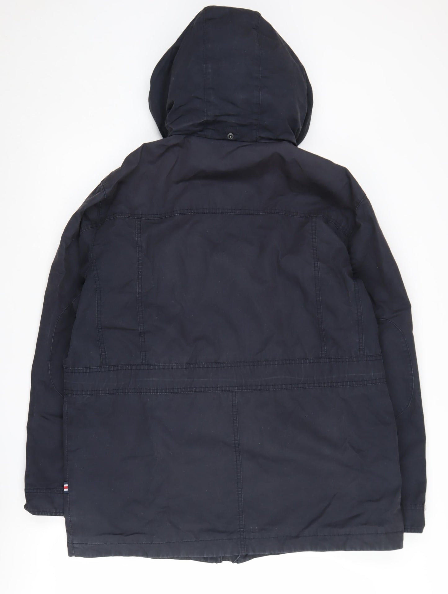Mens UK Size L Maine New England Black Parka Coat