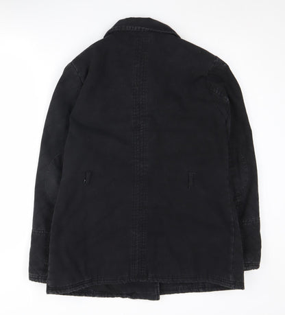 Womens UK Size 14 South Black Bomber Jacket
