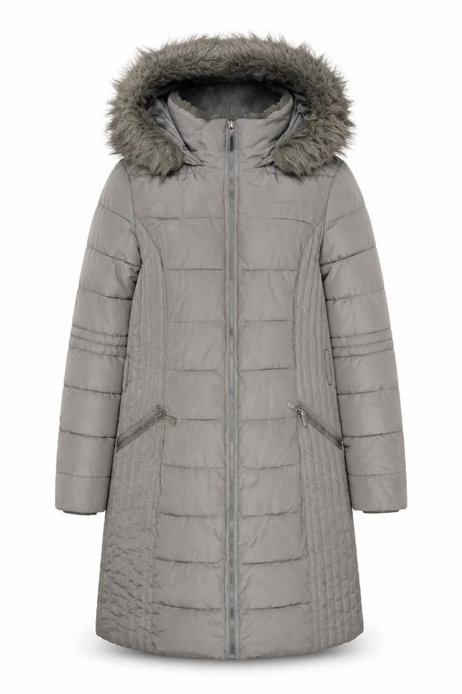 Womens UK Size S Wallis Grey Puffer Jacket