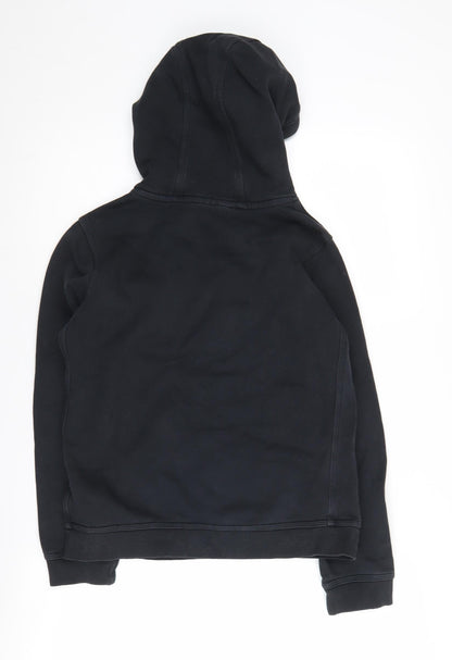 Nike Boys Black L Pullover Hoodie Fleece Casual