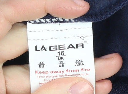 LA Gear Women's Blue Size 16 Basic Jacket