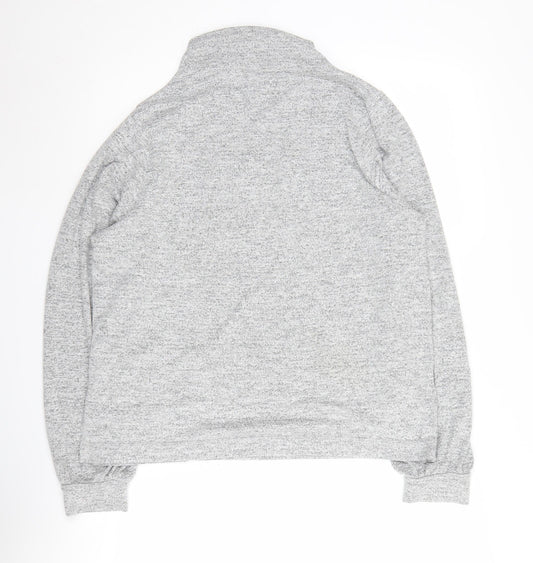 Gap Women's Grey Mock Neck Pullover Jumper M