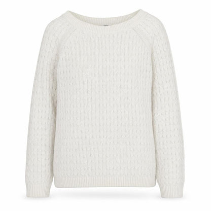 Womens UK Size M Old Navy Ivory Pullover Jumper