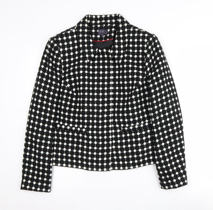 Marks and Spencer Women's Black Polka Dot Blazer Size 16