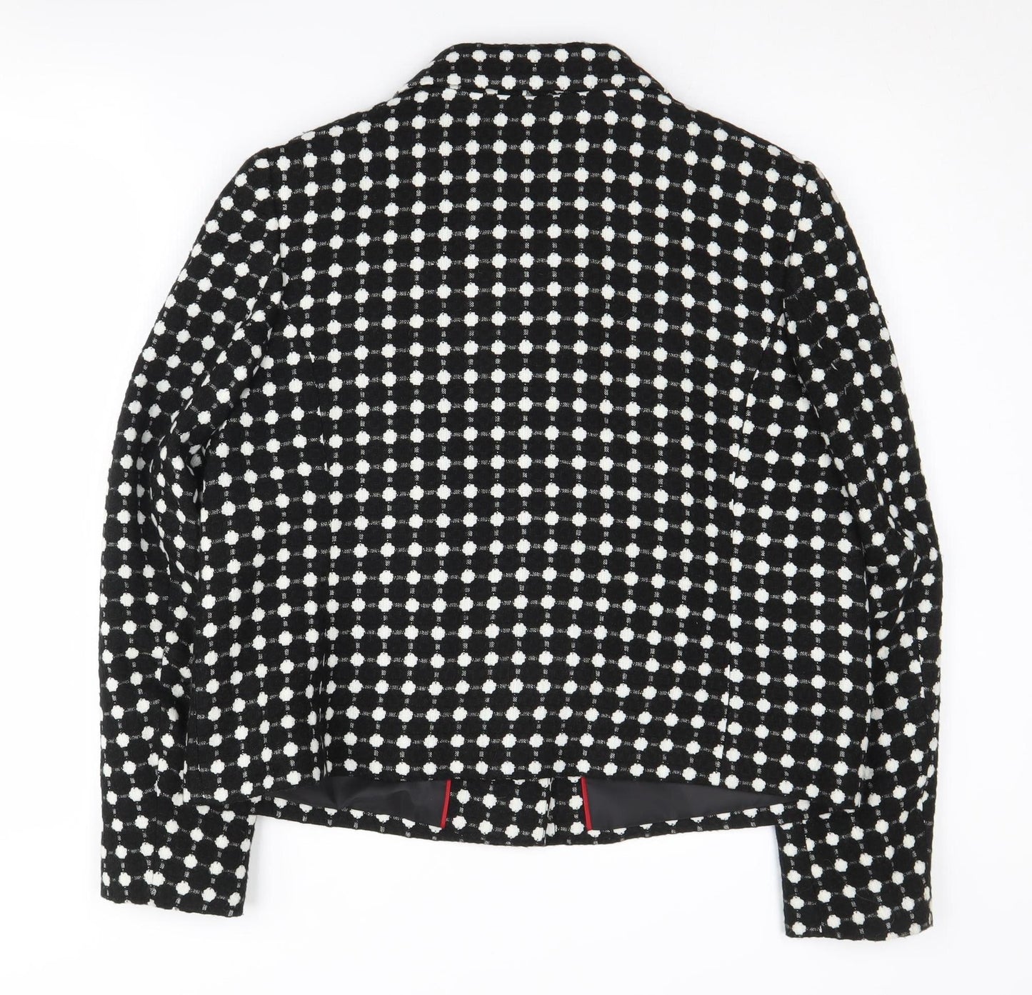 Marks and Spencer Women's Black Polka Dot Blazer Size 16