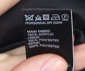 Marks and Spencer Women's Black Polka Dot Blazer Size 16