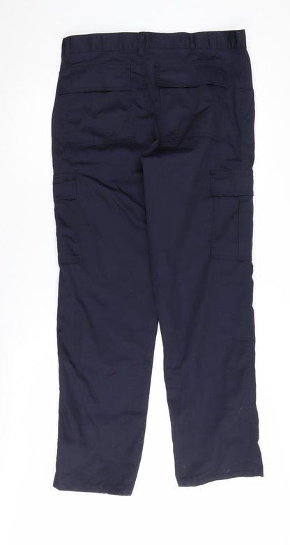 Portwest Men's Black Cargo Trousers Size 34