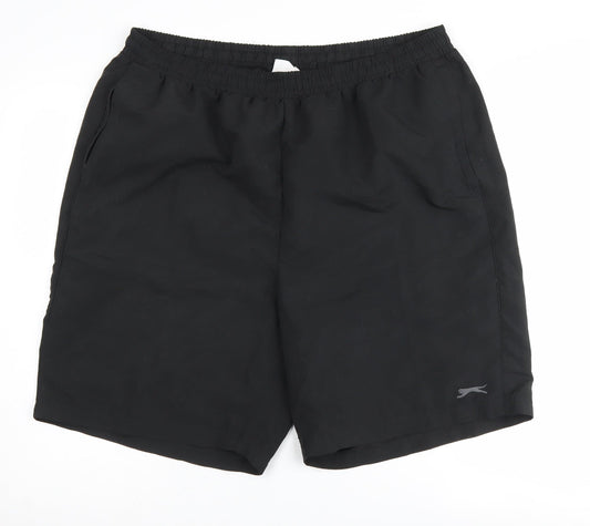Men's Slazenger Black 2XL Athletic Shorts