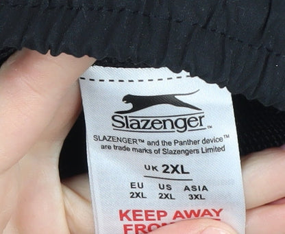 Men's Slazenger Black 2XL Athletic Shorts