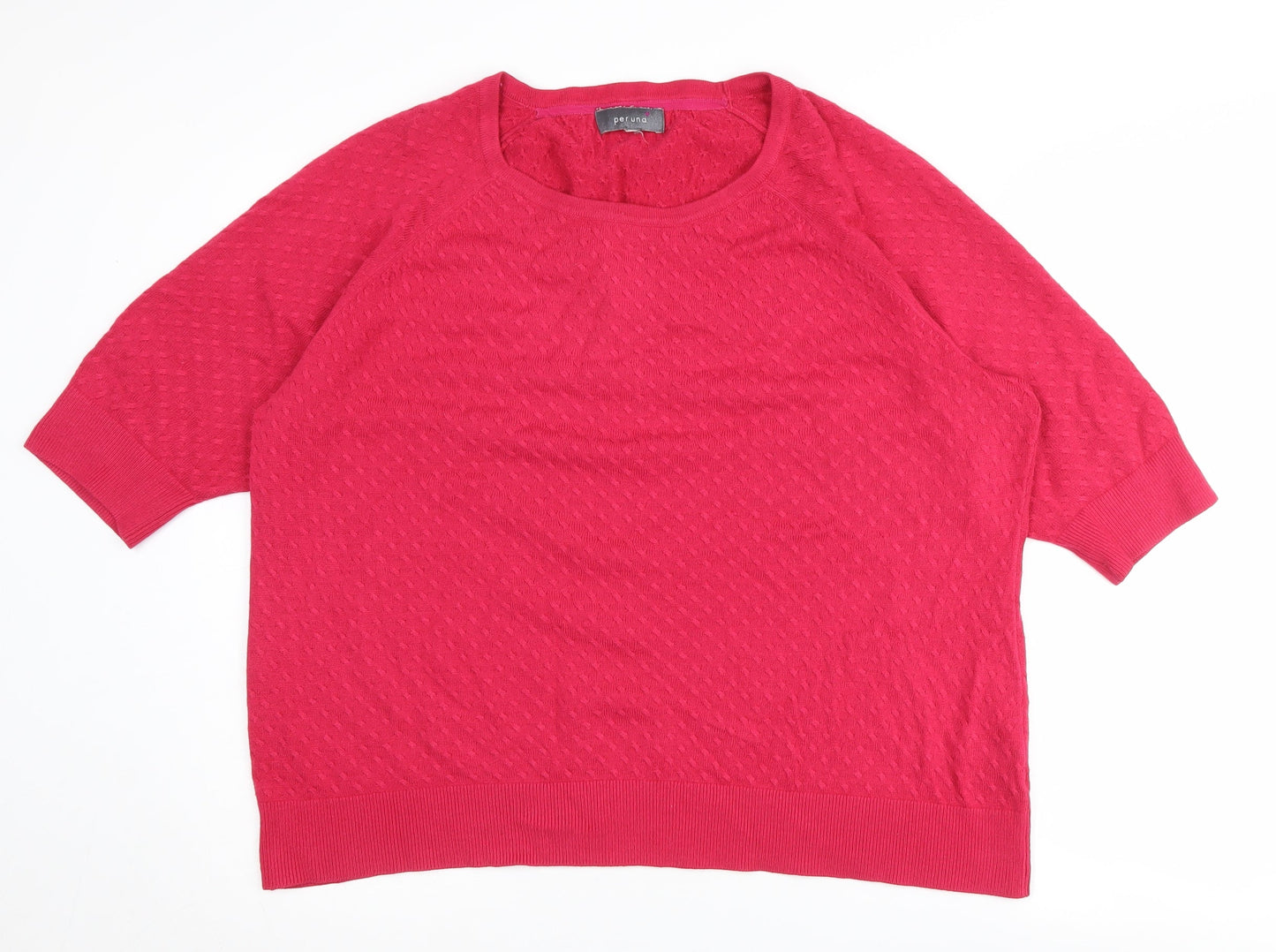 Womens UK Size 20 Marks and Spencer Red Pullover Jumper