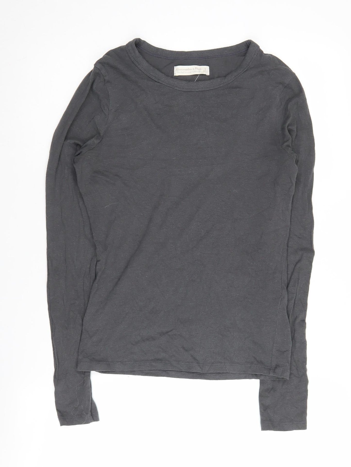 Abercrombie & Fitch Women's Grey Basic T-Shirt S