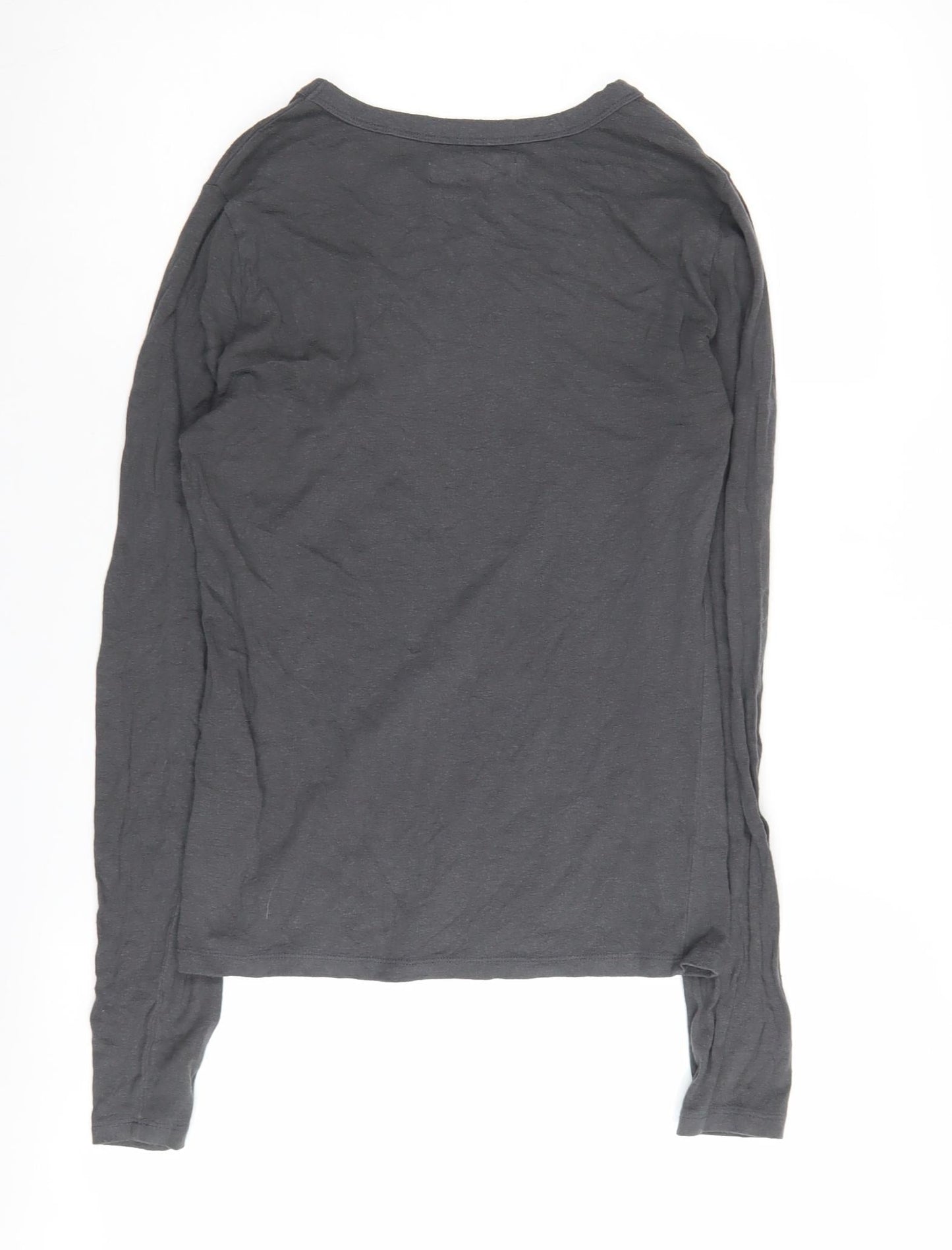 Abercrombie & Fitch Women's Grey Basic T-Shirt S