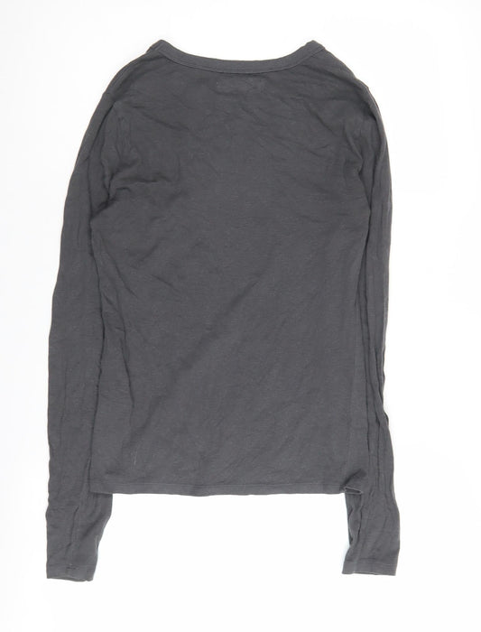 Abercrombie & Fitch Women's Grey Basic T-Shirt S