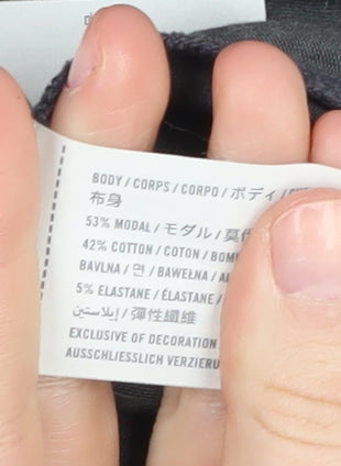 Abercrombie & Fitch Women's Grey Basic T-Shirt S