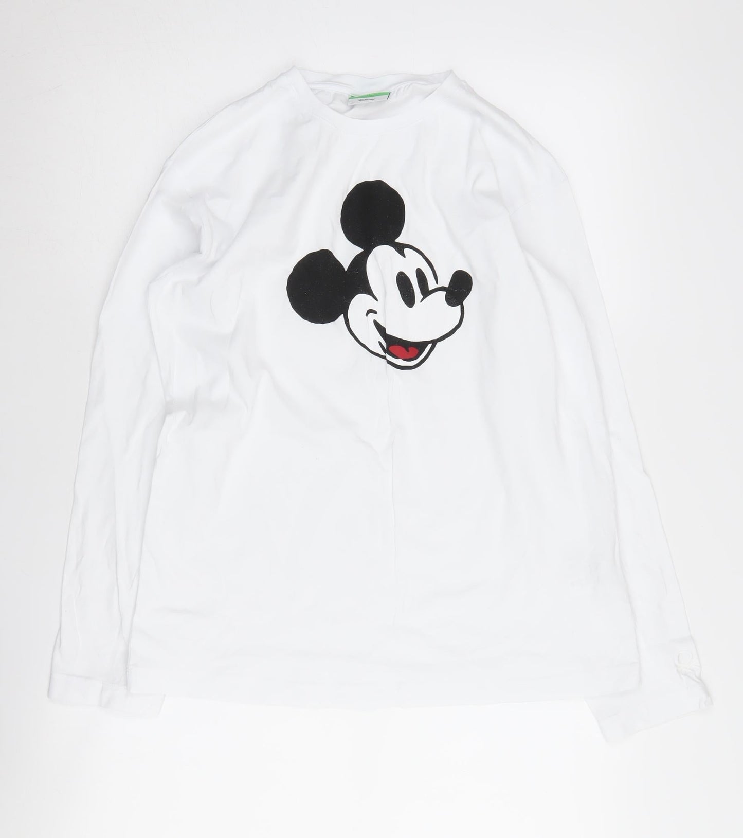 Benetton Boys Disney Mickey Mouse White T-Shirt 3XL