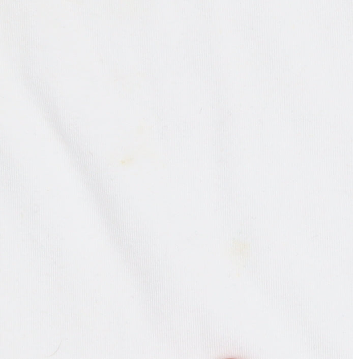 On Stage Men's 2XL White Polo Shirt - Colourblock Casual