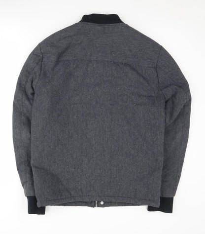 Mens UK Size S New Look Grey Bomber Jacket