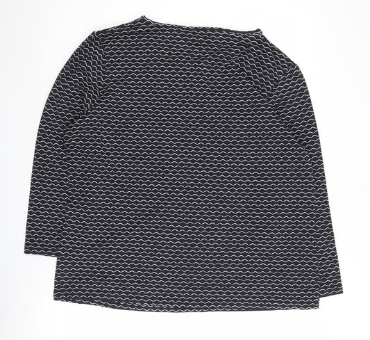 EWM Women's Multicoloured Geometric Top Size L