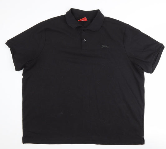 Slazenger Men's Black 3XL Polo Shirt