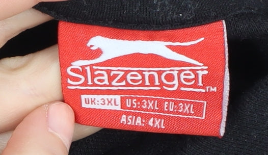 Slazenger Men's Black 3XL Polo Shirt