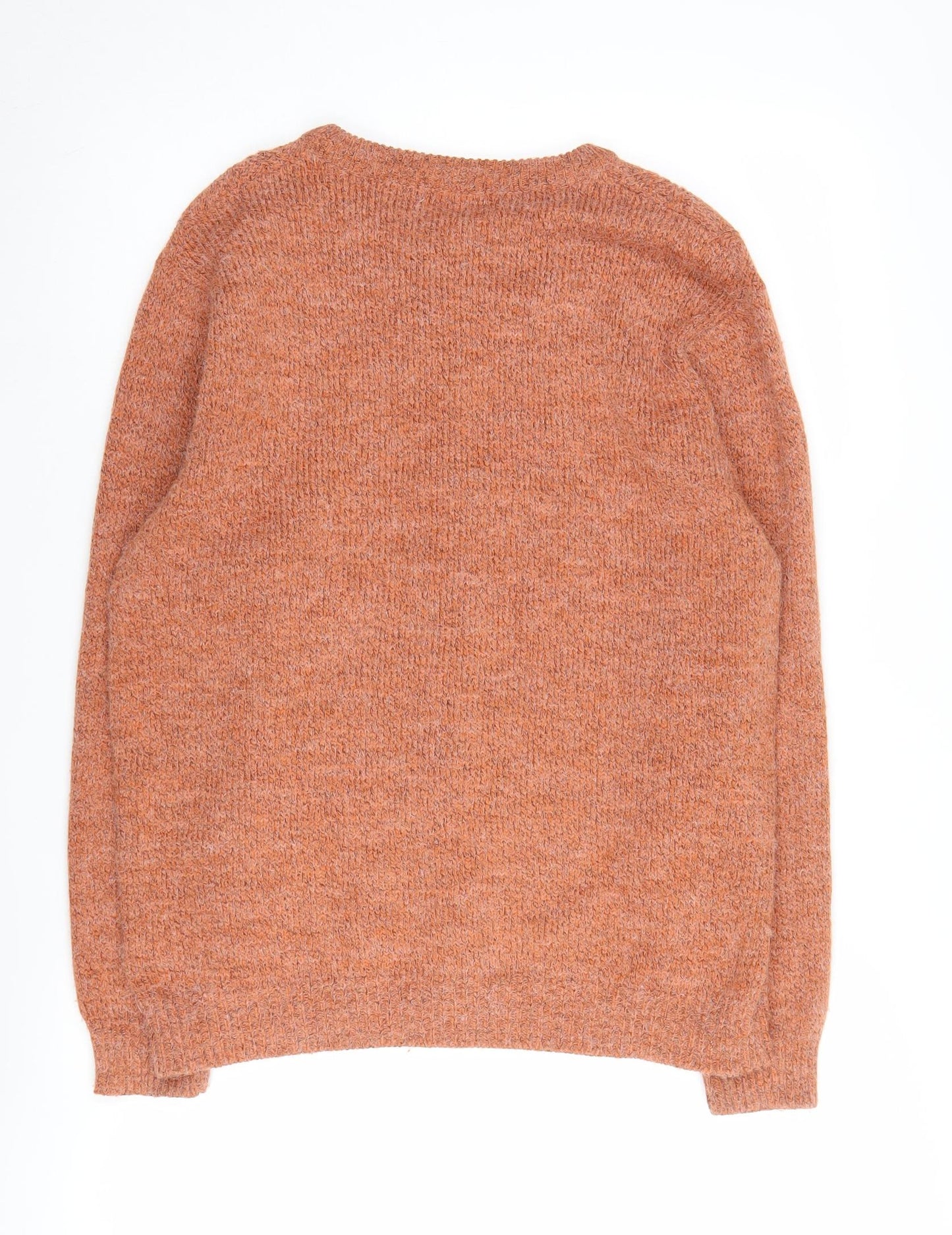 Womens UK Size M Damart Orange Cardigan Jumper