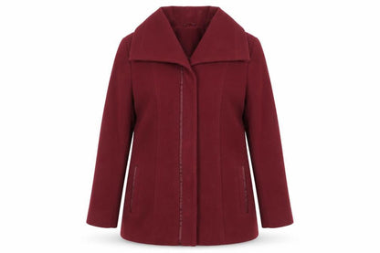 Womens UK Size 18 Marks and Spencer Red Overcoat