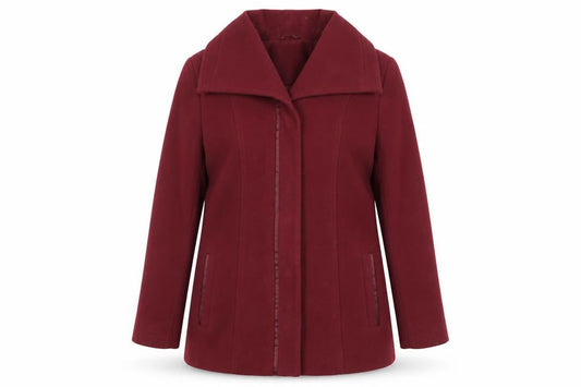 Womens UK Size 18 Marks and Spencer Red Overcoat