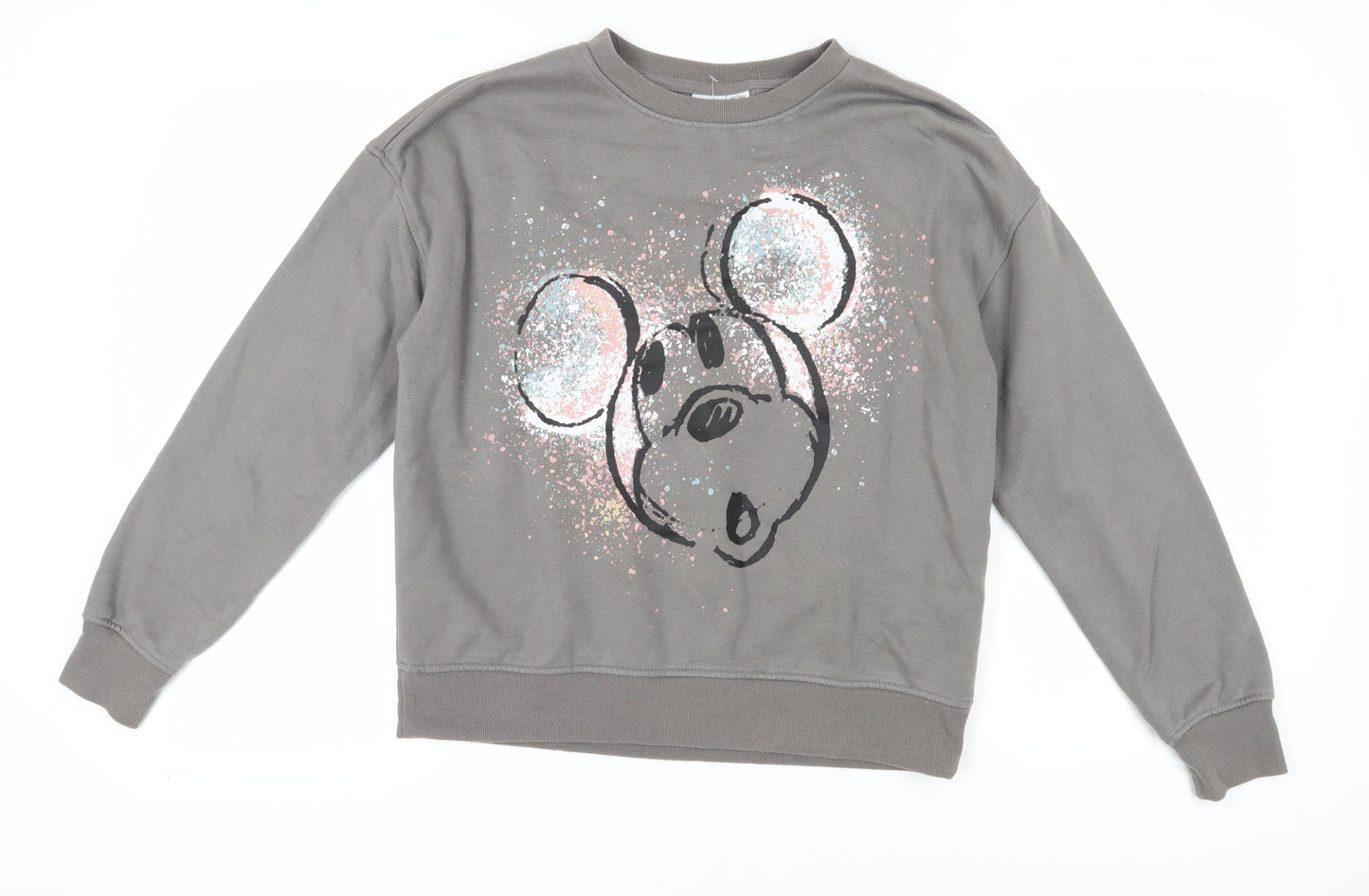 Womens UK Size S Disney Grey Pullover Sweatshirt