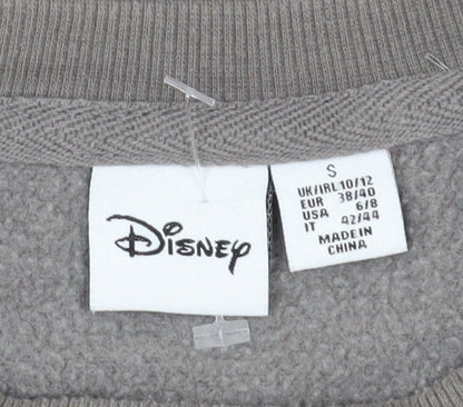 Womens UK Size S Disney Grey Pullover Sweatshirt