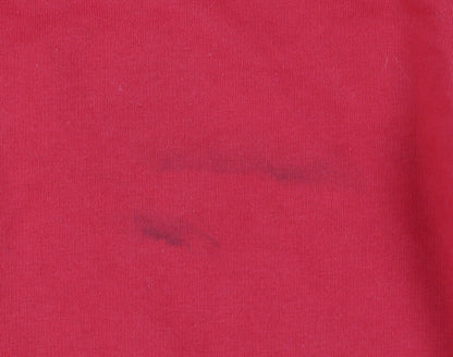 Mens UK Size L Slazenger Red Full Zip Hoodie