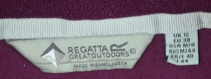 Regatta Women's Purple Pullover Fleece Size 12 Sweatshirt