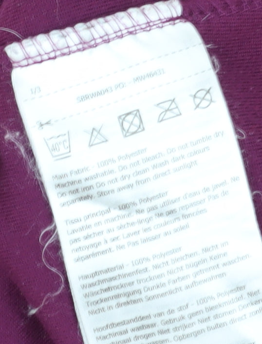 Regatta Women's Purple Pullover Fleece Size 12 Sweatshirt