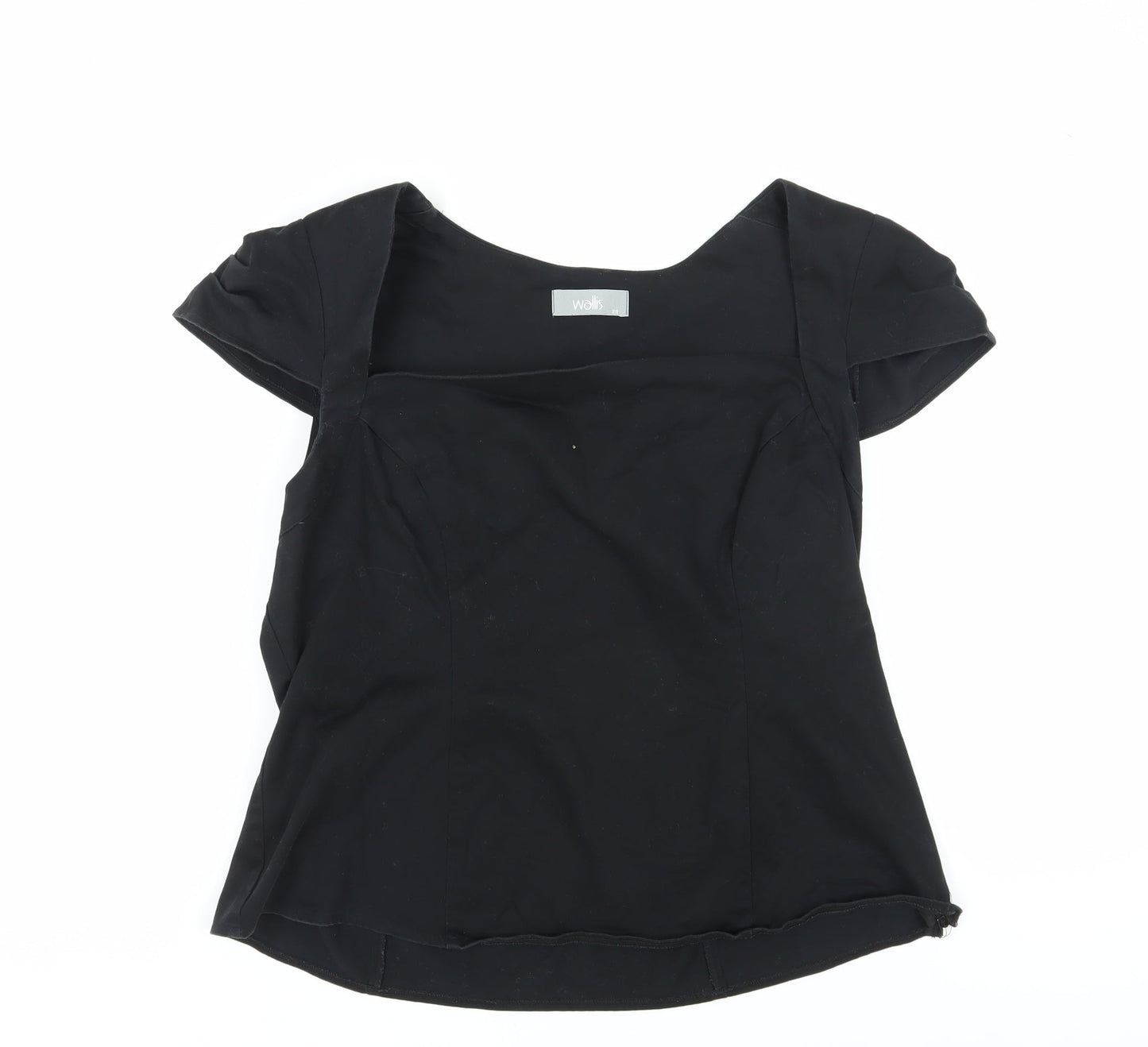 Womens UK Size 20 Wallis Black Basic Blouse