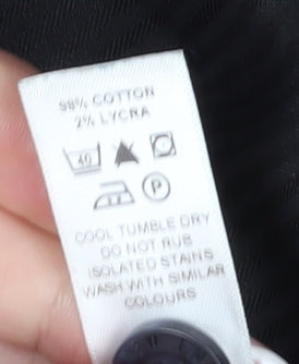 Maine New England Men's Black Corduroy Trousers Size 38