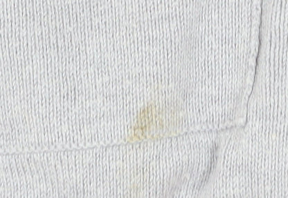 Cotton Traders Men's Grey Cardigan, Size L, V-Neck