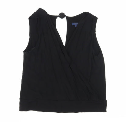 John Lewis Women's Black Wrap Blouse Size 18