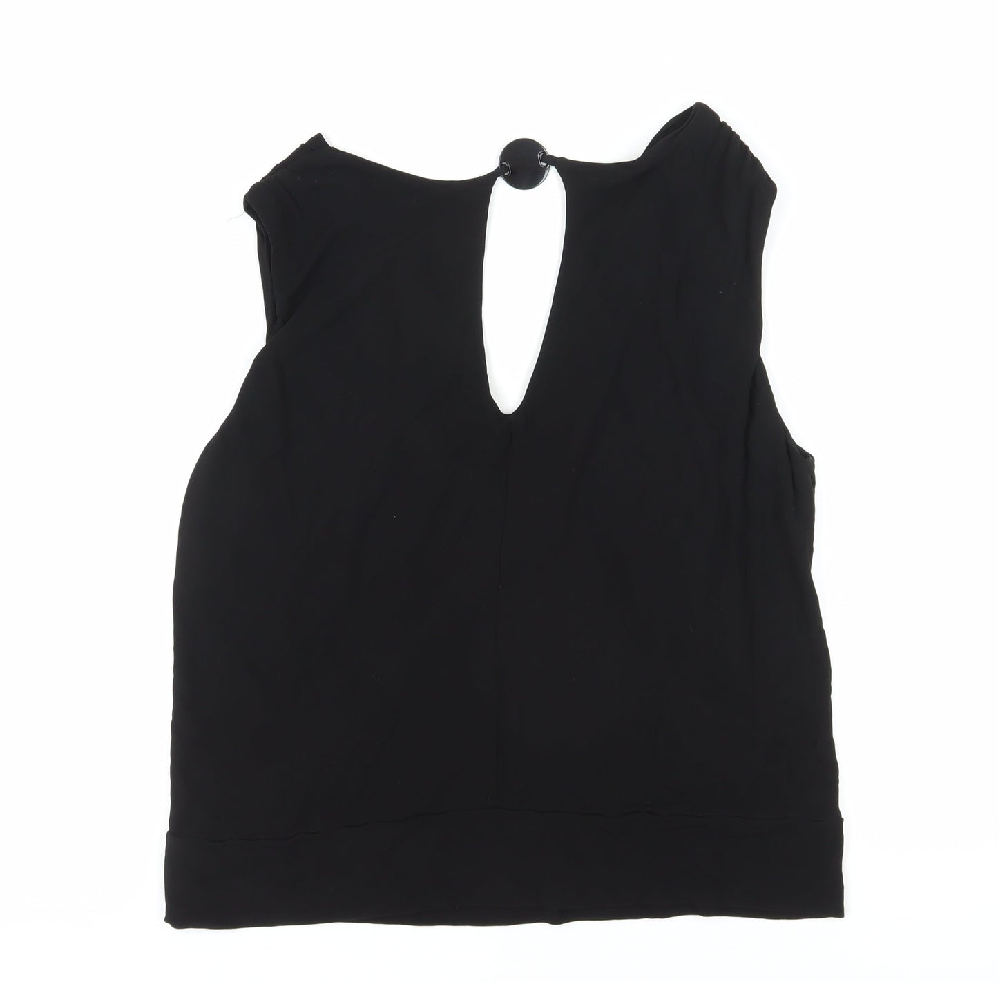 John Lewis Women's Black Wrap Blouse Size 18