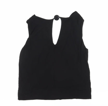 John Lewis Women's Black Wrap Blouse Size 18