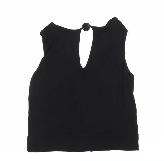 John Lewis Women's Black Wrap Blouse Size 18