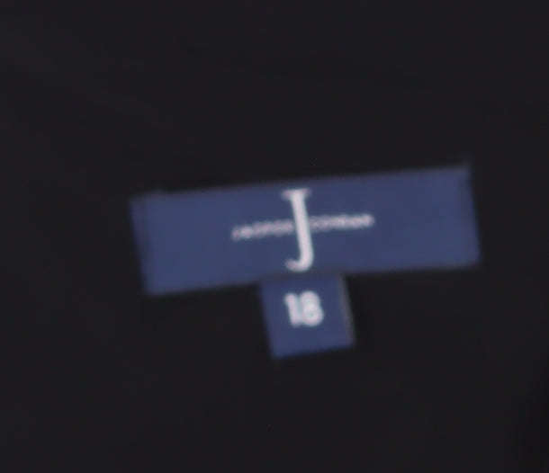 John Lewis Women's Black Wrap Blouse Size 18