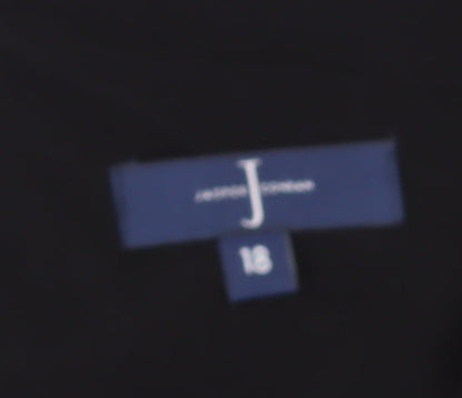 John Lewis Women's Black Wrap Blouse Size 18