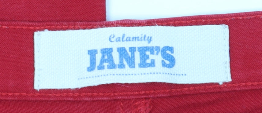 Calamity Jane's Women's Red Straight Jeans Size 12