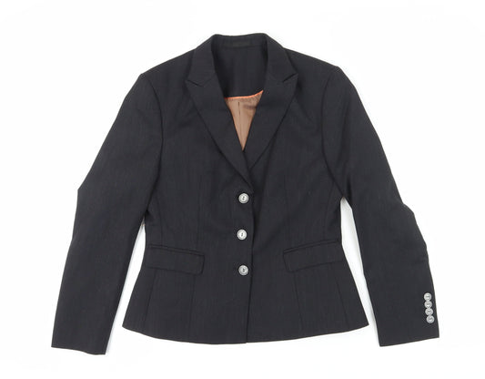 Brook Taverner Women's Black Suit Jacket Size 10 - Classic Business Style