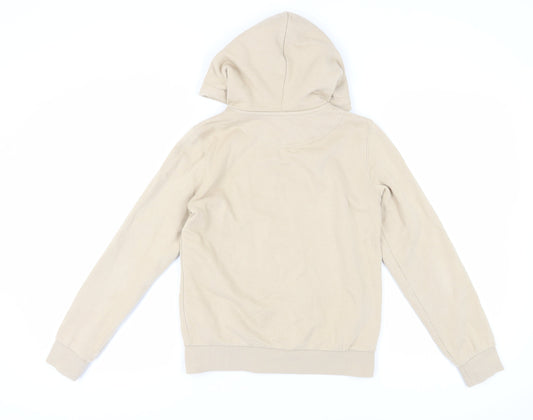 H&M Women's Beige XS Full Zip Hoodie with Hood