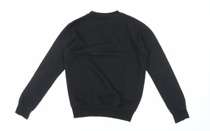 Mens UK Size S McKenzie Black Pullover Sweatshirt