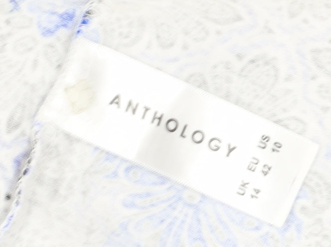 Anthology Women's Multicoloured Paisley T-Shirt Size 14